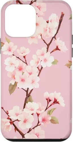 Vista 16 de Japanese Cherry Blossom Floral Flower Pattern Pastel Pink Case for iPhone 17