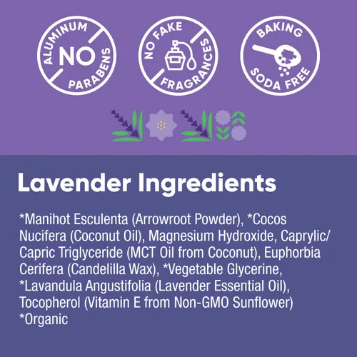 Vista 4 de Pretty Frank Lavender - Pasta desodorante sin aluminio (anteriormente Primal Pit Paste) sin bicarbonato de sodio, piel sensible, control de olores