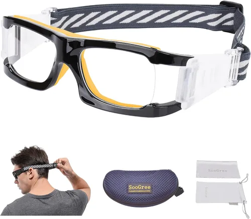 Vista 9 de SooGree Gafas protectoras de baloncesto y fútbol para hombres y mujeres