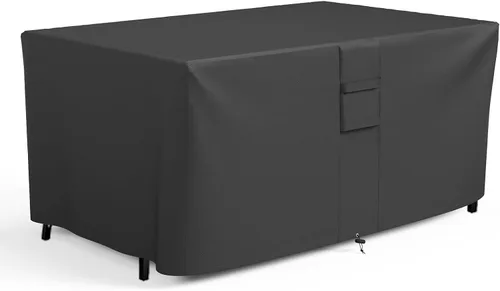 Vista 22 de Cubierta de mesa para hoguera Outland Living 401/403 para exteriores, mesa de fuego de gas propano para exteriores, 44 pulgadas, resistente al agua