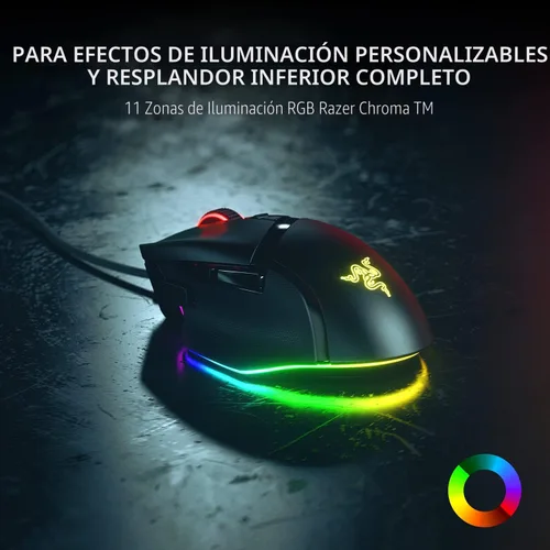 Vista 4 de Razer Basilisk V3 - Ratón ergonómico para juegos con cable RGB Negro