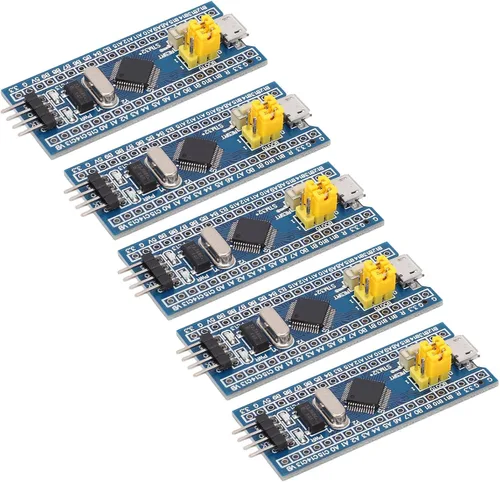 Vista 3 de STM32F103C8T6 Placa de desarrollo de sistema mínimo 5-Pack Kit de núcleo de 40 pines para proyectos de electrónica integrada y aprendizaje