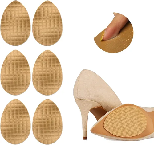 Vista 7 de Riootlnm Almohadillas antideslizantes para zapatos, protectores adhesivos de suela de zapatos, empuñaduras de gel de silicona en la parte inferior