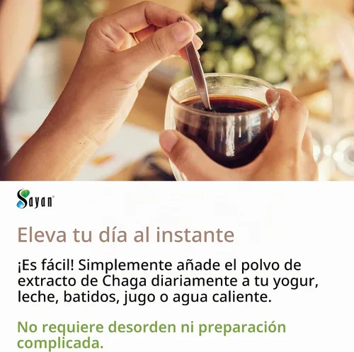 Vista 8 de Polvo extracto hongo chaga siberiano. Súper antioxidante, ayuda al sistema inmune., 2 onza, 1