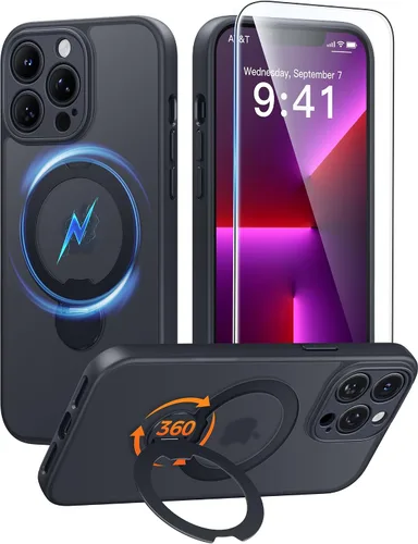 Vista 24 de FNTCASE Funda para Samsung Galaxy Z Fold 7 para Magsafe Negro