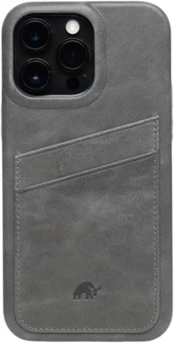 Vista 21 de Funda de cartera de cuero artesanal premium Bullstrap para iPhone 13 Ajuste impecable sin volumen y almacenamiento seguro de tarjetas Funda