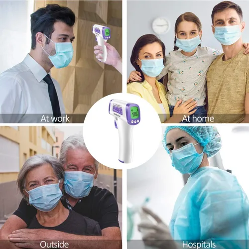 Vista 5 de eZthings - Mascarillas desechables de seguridad como equipo de protección personal (50 máscaras)