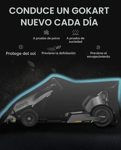 Vista 4 de STIO GoKart - Funda de protección contra el polvo y el sol, compatible con Segway Ninebot GoKart Pro, resistente a la suciedad, resistente a
