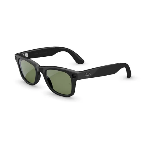 Vista 14 de Ray-Ban Meta (Gen 2) Wayfarer Grande, negro mate, lentes Transitions® Grey Negro mate/gris de transición