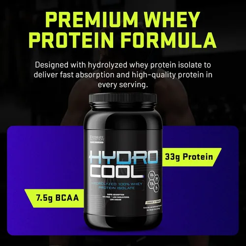 Vista 3 de Ultimate Nutrition HydroCool aislado de suero hidrolizado, galletas 'N