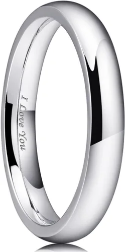 Vista 36 de King Will Alianza de boda de acero inoxidable 316L para hombres y mujeres, anillo de boda de 0.31 a 0.315 pulgadas de ancho, chapado en negro