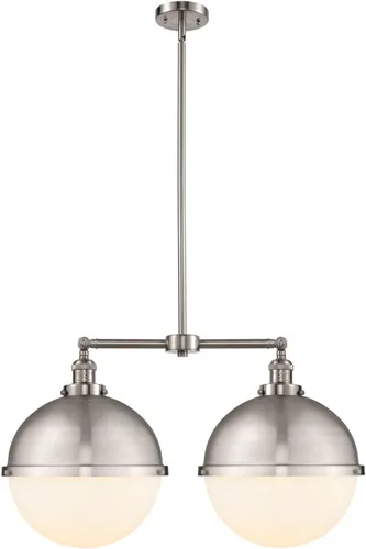 Vista 33 de Innovations 209-SN-HFS-82-SN-LED Colgante Isla LED de Franklin Restoration Collection 9.00 pulgadas Níquel
