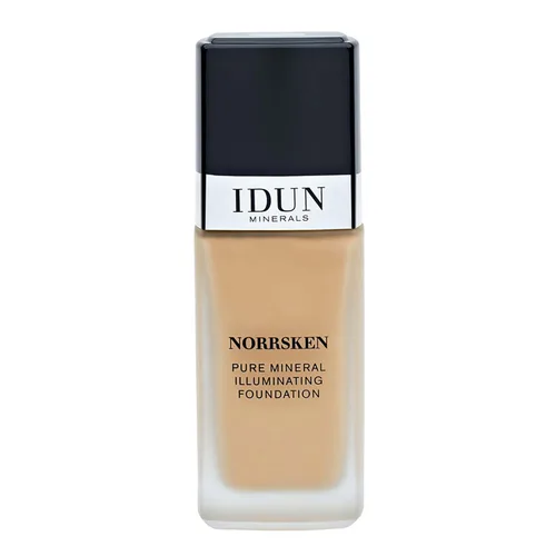 Vista 15 de IDUN Minerals Base líquida Norrsken – Cobertura suave y sedosa – Acabado luminoso y húmedo para piel seca y opaca – Maquillaje vegano y resistente