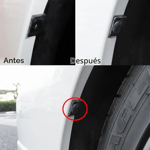 Vista 3 de BESULEN 20 piezas de clips de cubierta de parachoques delanteros, clip de retención de forro de guardabarros con pasador, kit de sujetadores