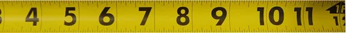 Vista 3 de Johnson Level & Tool 1806-0016 - Cinta magnética para sitio de trabajo, 25 pies, negro/amarillo, 1 cinta
