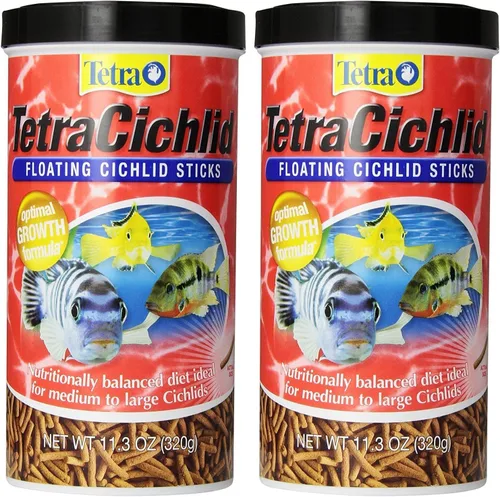 Vista 15 de TetraCichlid Palitos Flotantes para Cíclidos 5.65 Onzas, Dieta Nutricionalmente Equilibrada