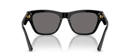 Vista 4 de Versace Gafas de sol Hombre Havana Frame, Lentes Gris Oscuro, 55MM