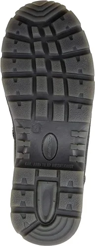 Vista 6 de SUREWAY Botas de trabajo sin cordones para hombre, mejoradas antideslizantes/resistentes al agua, peligro eléctrico, botas de trabajo mecánico