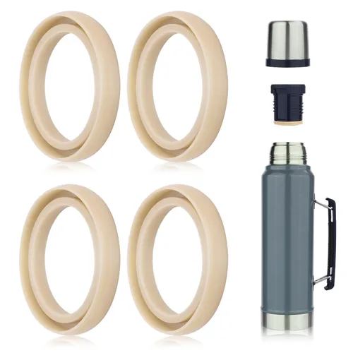 Vista 9 de 4 juntas de repuesto de silicona clásicas para Stanley, juntas de sellado de junta tórica para tapa térmica, compatibles con Stanley Classic de 20