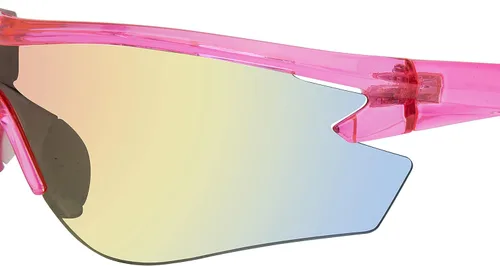 Vista 4 de Steve Madden Gafas de sol femeninas estilo Gabe Wrap para mujer