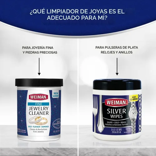 Vista 7 de Limpiador de joyería Weiman, Marfil/Plateado, Paquete de 1