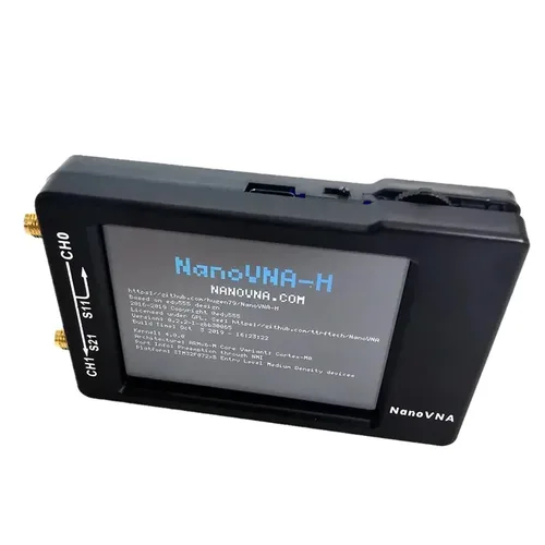 Vista 3 de Spectrum Analyzer, 2.8" LCD 1.5GHz NanoVNA-H HF VHF UHF UV Vector Network Analyzer Antenna Analyzer NanoVNA with SD Card Slot Spectrum