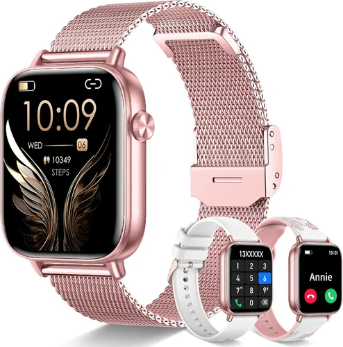 Vista 9 de Reloj inteligente de 1.83 pulgadas para mujer con llamada Bluetooth (respuesta/marcación), rastreador de actividad física con más de 100 modos