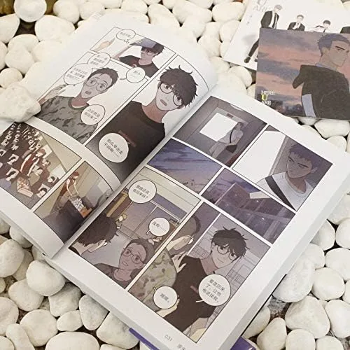 Vista 5 de Nuevo libro de ficción de cómics de Here U Are D Jun Works BL Comic Novel Campus Love Boys Youth Comic Fiction Libros