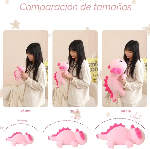 Vista 5 de SQEQE Peluche de ajolote con peso, animal de peluche de ajolote con peso, lindo juguete de almohada rosa suave, regalo para niños y adultos, 9.8