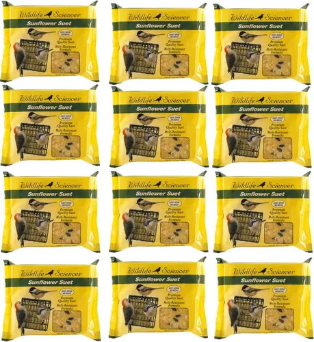 Vista 6 de Wildlife Sciences Surtido de pastel de sebo de 4 sabores 10.5 onzas para aves silvestres (paquete de 4) multicolor