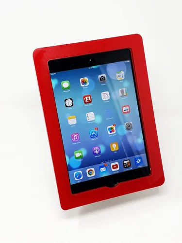 Vista 10 de Carcasa VESA acrílica antirrobo para Apple iPad mini 1/2/3 con kit de montaje en pared y cable de carga en ángulo de 90 grados