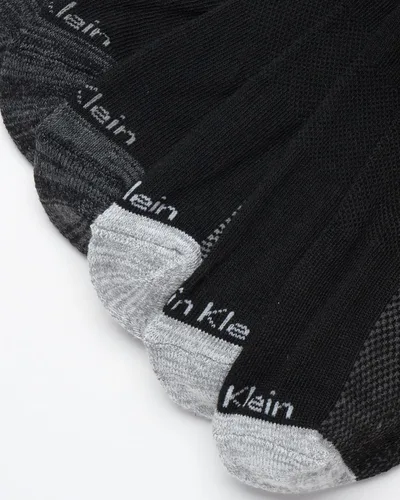 Vista 61 de Calvin Klein Calcetines para hombre, mezcla de algodón, acolchados, sin talla, forro de calcetines atléticos (6 unidades)