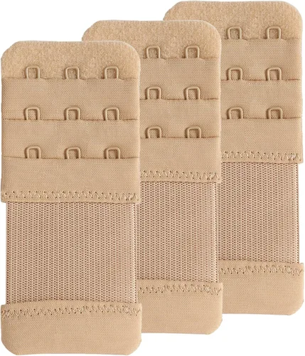 Vista 24 de SAMGU Extensores de brasier para mujer, 2 ganchos, 3 ganchos, 4 ganchos, 5 ganchos, 6 ganchos, correa de extensión de brasier elástica suave 2