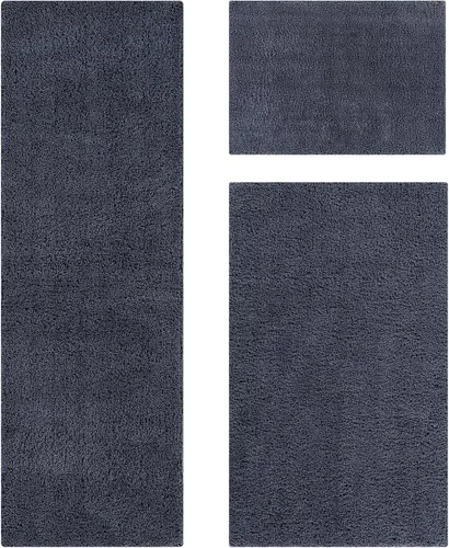 Vista 41 de Better Trends Micro Collection - Tapetes de baño, alfombra suave, alfombra de felpa absorbente, alfombra de baño 100% poliéster para suelo de baño