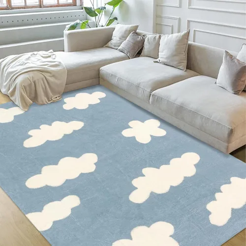 Vista 13 de USTIDE Alfombra de lana esponjosa con letras coloridas del alfabeto de 5 x 7 pulgadas para dormitorio de niños, lavable a máquina, tapete de juego
