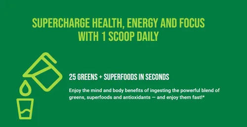 Vista 9 de Inno Greens Más de 28 verduras orgánicas y superalimentos Prebióticos avanzados + probióticos Superantioxidante + hidratación Espirulina