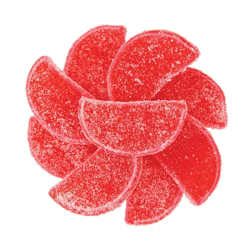 Vista 9 de NY Spice Shop Rebanadas de fruta de manzana – 1 libra de sabor cítrico masticable de gelatina de fruta de caramelo – Manzanas en rodajas a