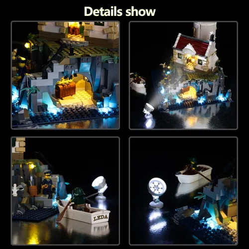 Vista 3 de Kyglaring Kit de luces LED compatible con Lego 21335, accesorios de iluminación para ideas del hogar, faros motorizados, solo luces