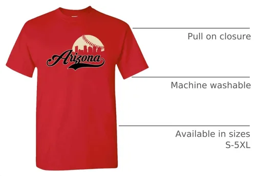 Vista 3 de Xtreme Apparrel Cityscape Skyline - Camiseta para hombre para fanáticos del béisbol