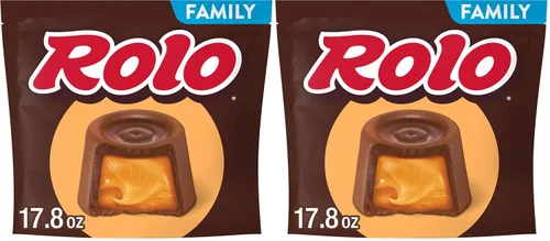 Vista 9 de ROLO Paquete familiar de caramelos ricos de chocolate, 16.1 onzas