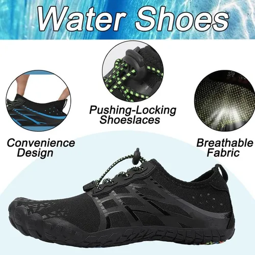 Vista 2 de LIZRHA Zapatos de agua para hombre, zapatos de agua para mujer, zapatos de agua para hombre, zapatos de playa para hombre y mujer, zapatos