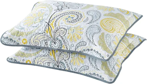 Vista 6 de All American Collection - Juego de colcha reversible de 3 piezas, diseño de cuadros