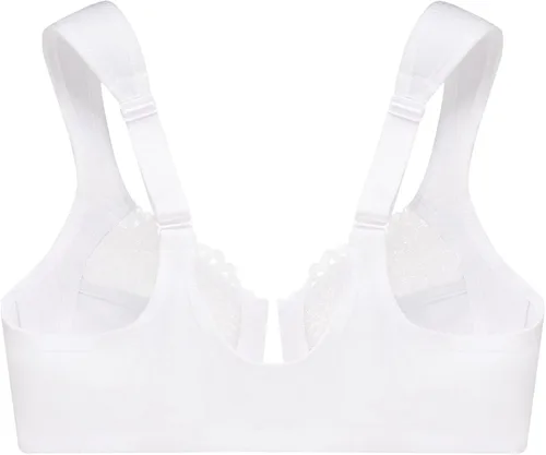 Vista 6 de Glamorise - Brasier con aros y cierre frontal para mujer, tecnología Wonderwire, talla extragrande, n. 1245