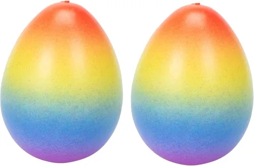 Vista 5 de YMCtoys - Huevos de unicornio arcoíris sorpresa que crecen y eclosionan, juego de 2