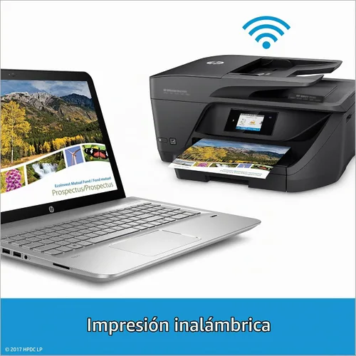 Vista 2 de HP OfficeJet Pro 6978 Impresora inalámbrica todo en uno, tinta instantánea, funciona con Alexa (T0F29A)
