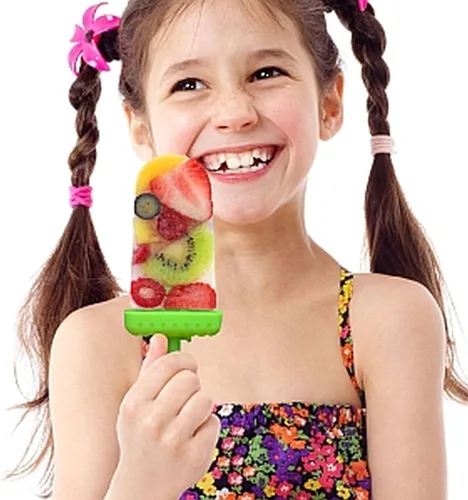 Vista 2 de Moldes Popsicle, molde creador Ice Pop Tupperware de calidad 6 piezas sin BPA por Mamasicles