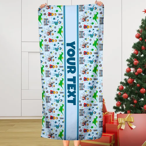 Vista 9 de Toalla de baño o playa personalizada para niños, mariposas, nombre/texto personalizado, secado rápido/absorbente para baño de niños, regalo
