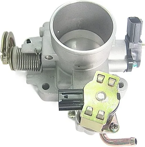 Vista 2 de Conjunto de cuerpo del acelerador de motor de automóvil con motor de velocidad de ralentí FSD7-13-650 compatible con Mazda 323 Familia Protege 1.8