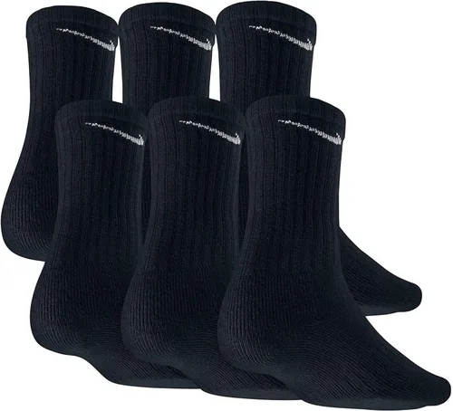 Vista 2 de NIKE Plus Cushion Socks 6-Pair Men's Crew Women's 8-12