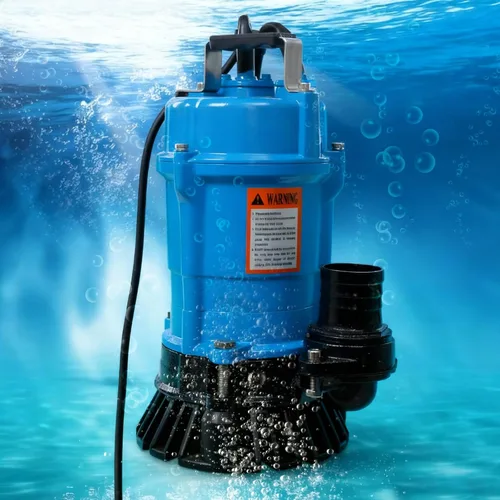 Vista 4 de Bomba sumergible de efluente de aguas residuales de 550 W, bomba de sumidero de hierro fundido de 4226 GPH con interruptor de flotador automático